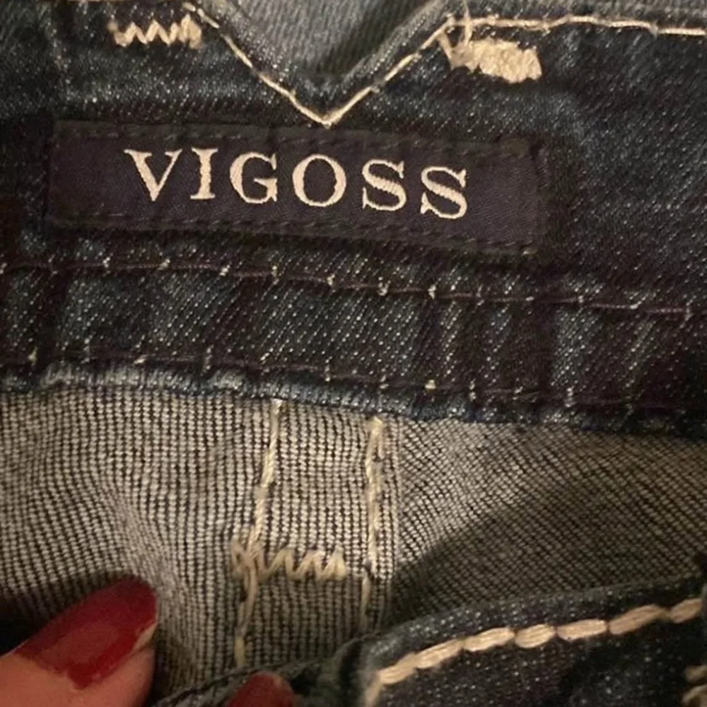 Vigoss Blue Jeans with Intricate Embellishments - Picture 4 of 7